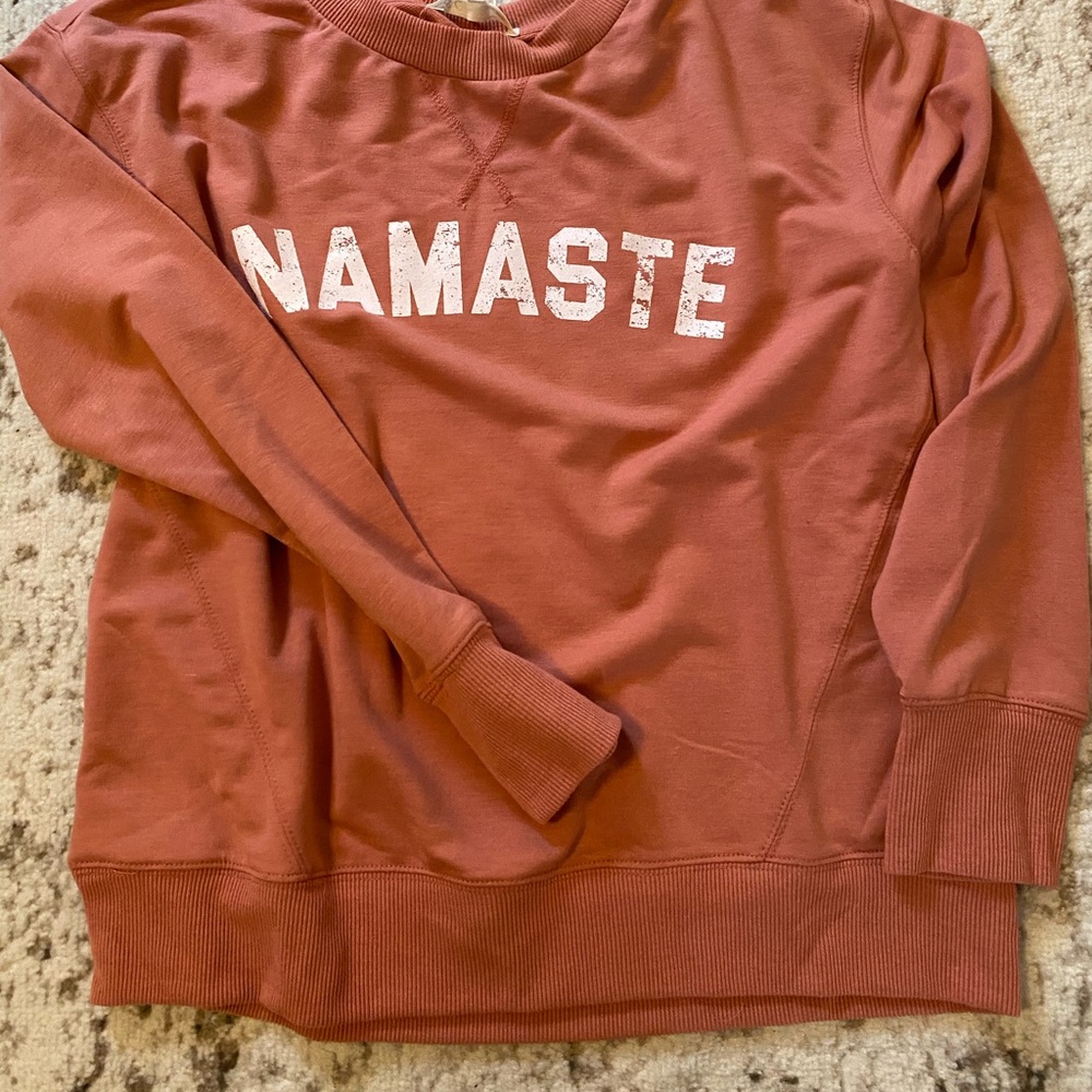 New♥️NAMASTE lounge sweater - Picture 3 of 4